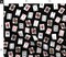 Scattered Playing Cards Black Deck Gambling Casino Masculine Game Room Custom Printed Fabric by Spoonflower Various Fabrics by the Yard or Fat Quarter